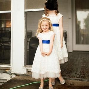 David’s bridal flower girl dress